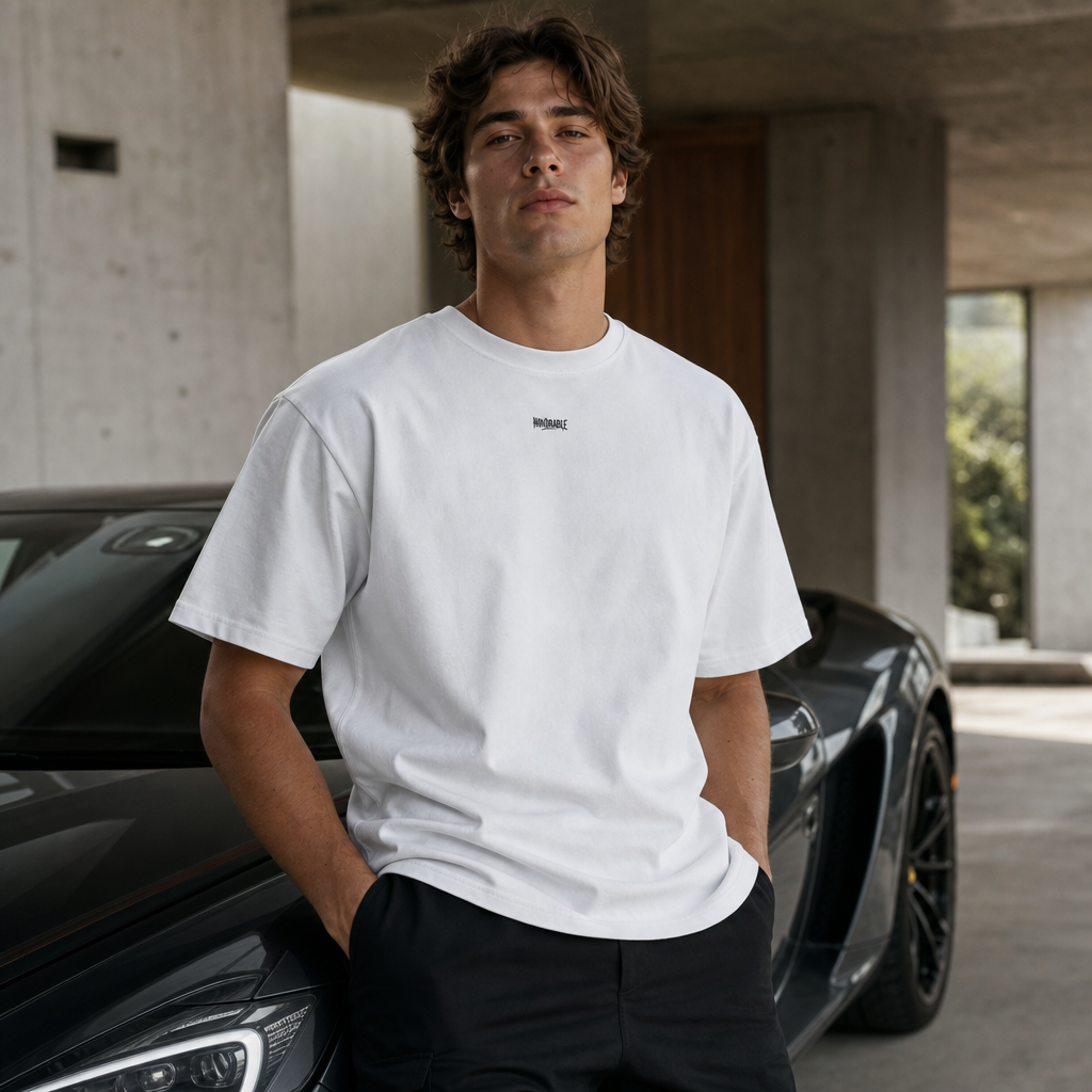 T-shirt Algodão Branca -Resign Supreme