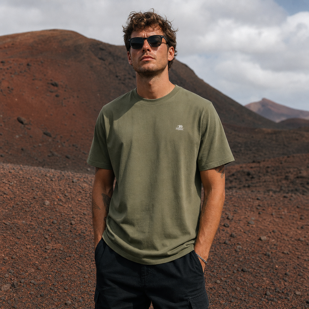 T-shirt Algodão Glitch