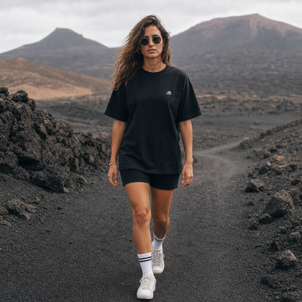 T-shirt Algodão Glitch