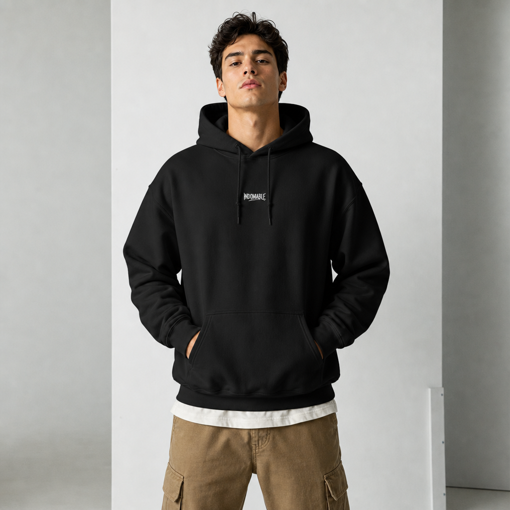 Black Hoodie - Indomable