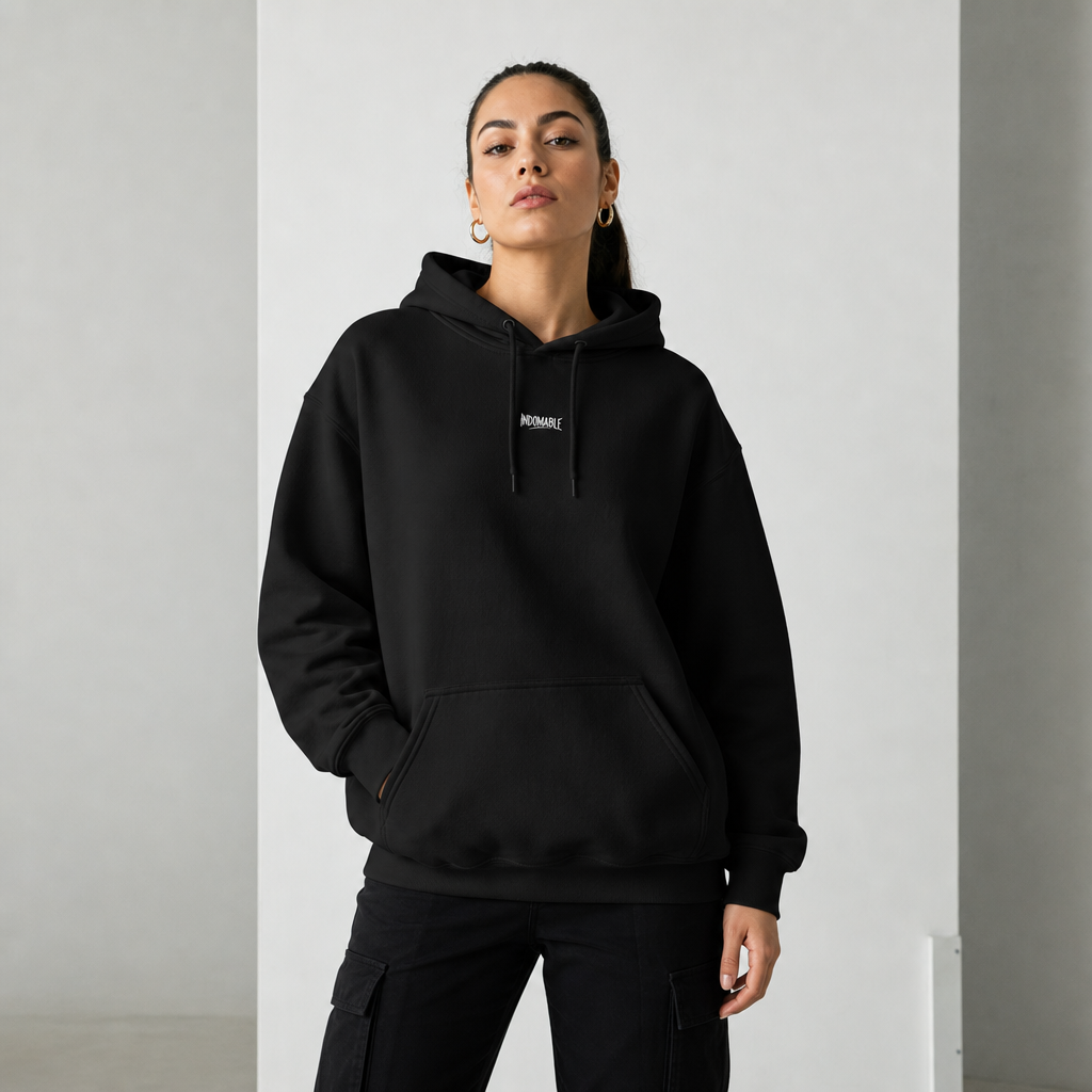 Black Hoodie - Indomable