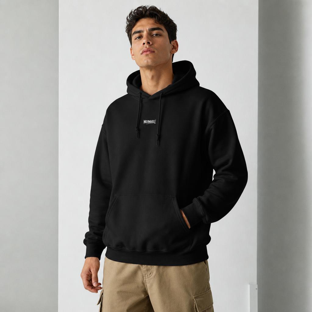 Black Hoodie - Indomable