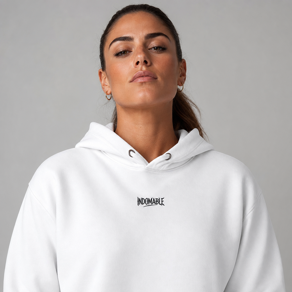 White Hoodie - Indomable