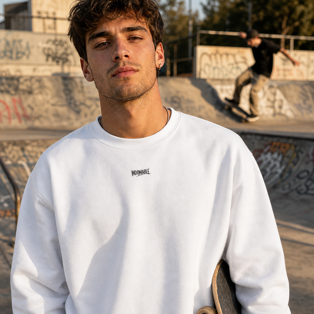 Basic Sweatshirt - White