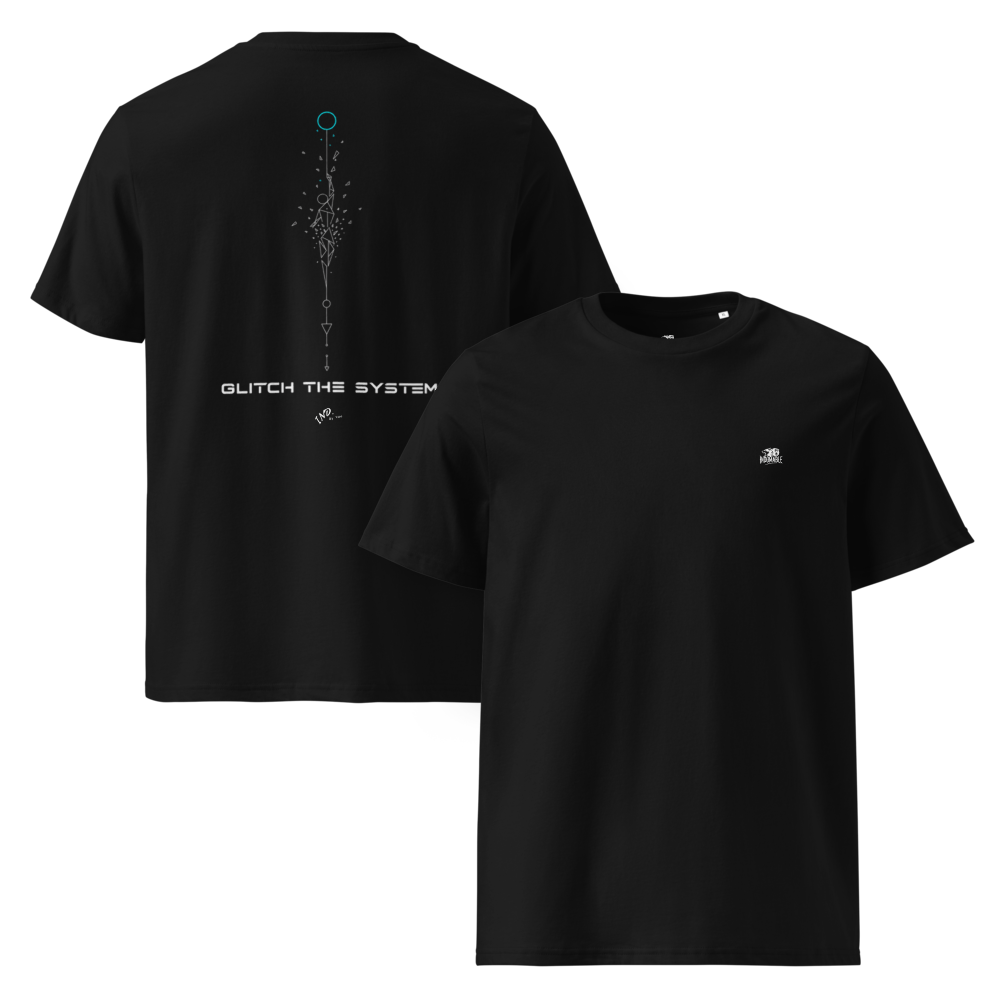 T-shirt Algodão Glitch