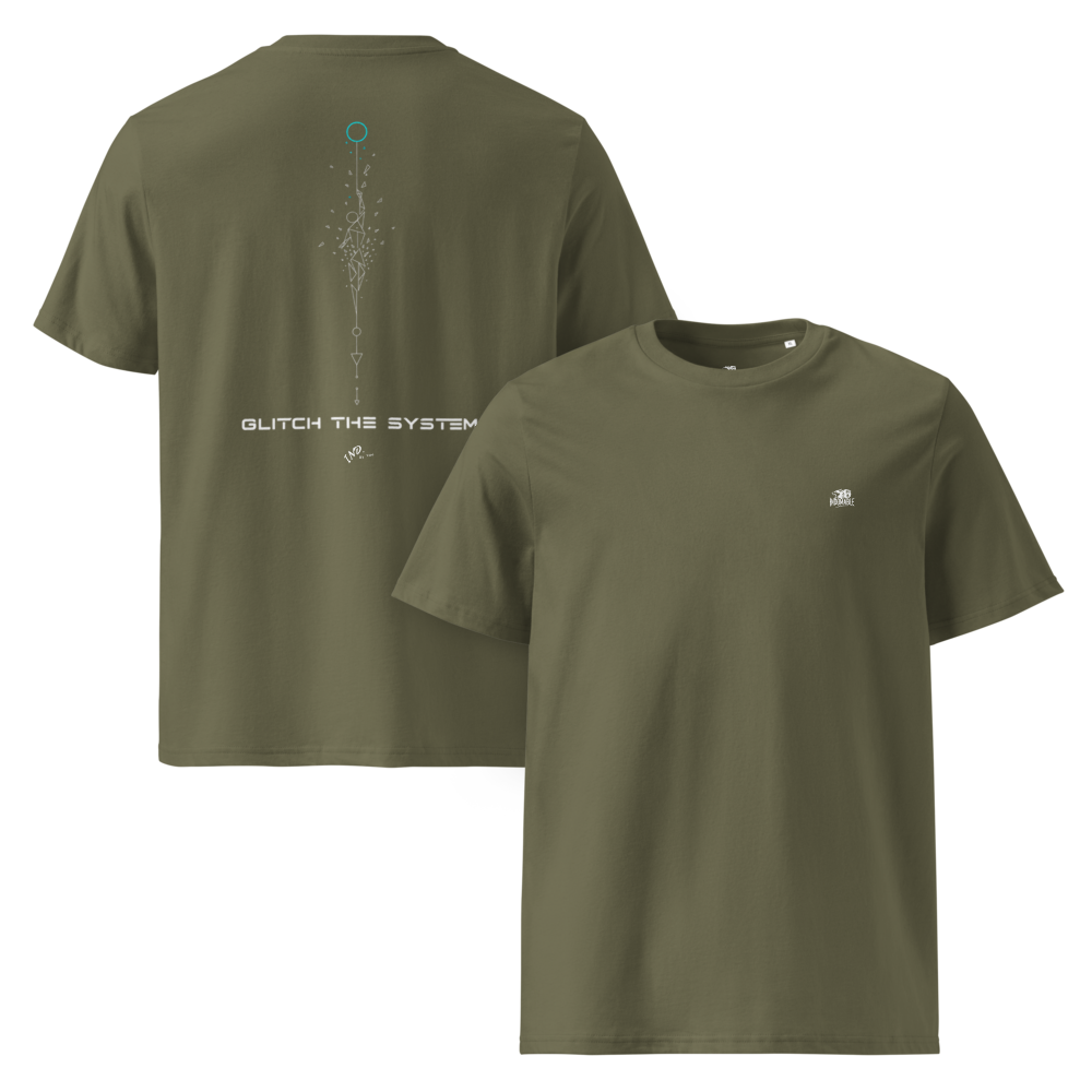 T-shirt Algodão Glitch